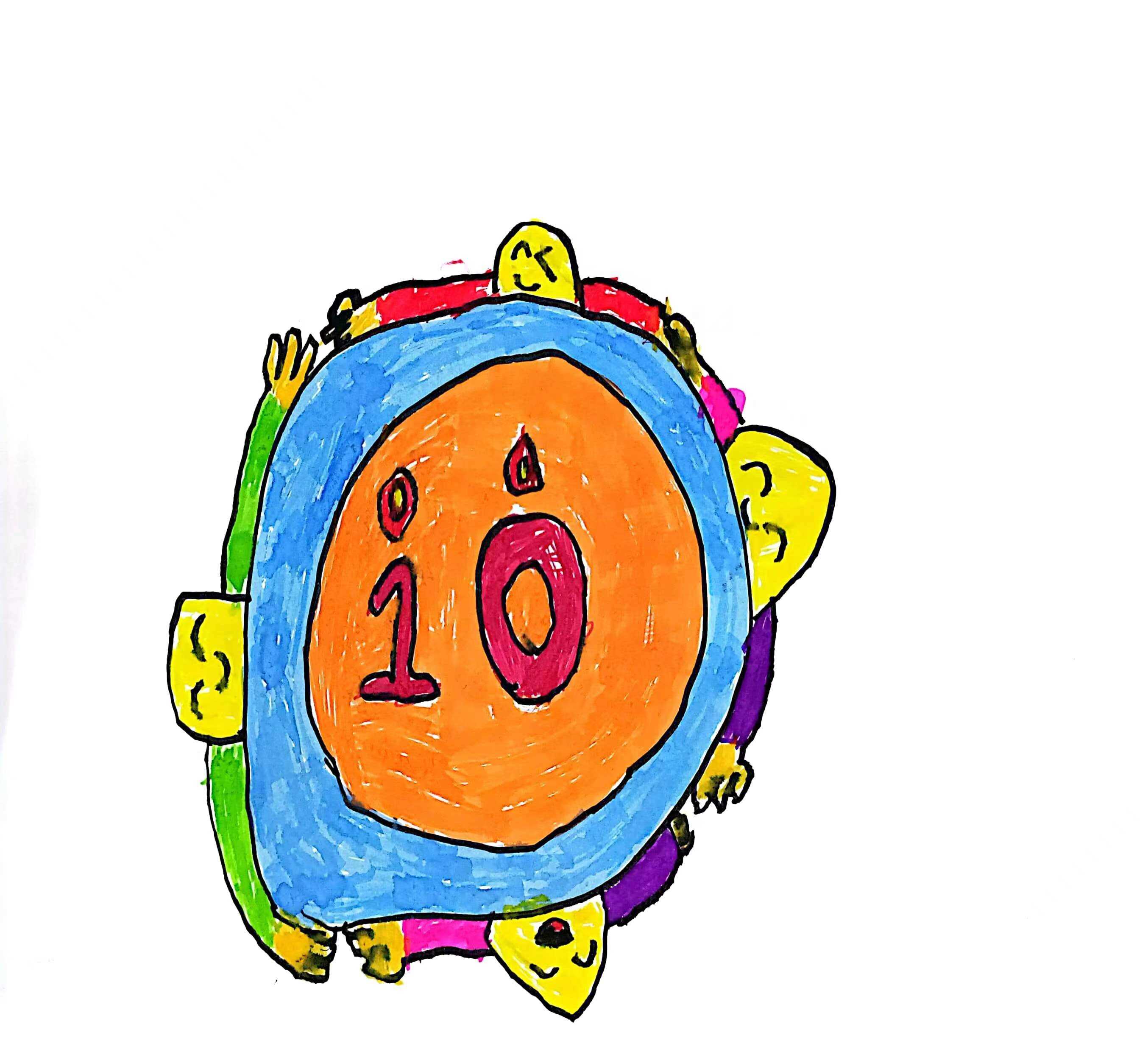 园庆特辑|乾务镇中心幼儿园10周年园庆专属logo诞生记